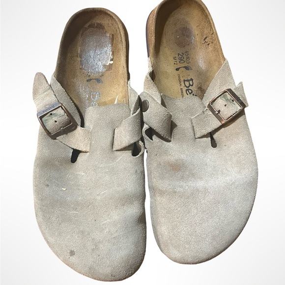 Birkenstock Other - Birkenstock Betula men’s tan suede clogs size 12
